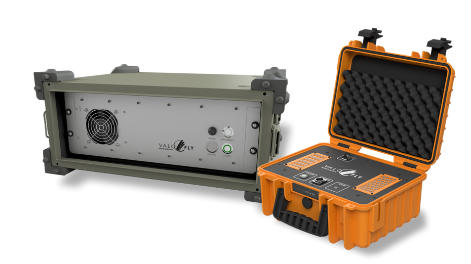 Cut-out tether ground units for professional UAV systems
